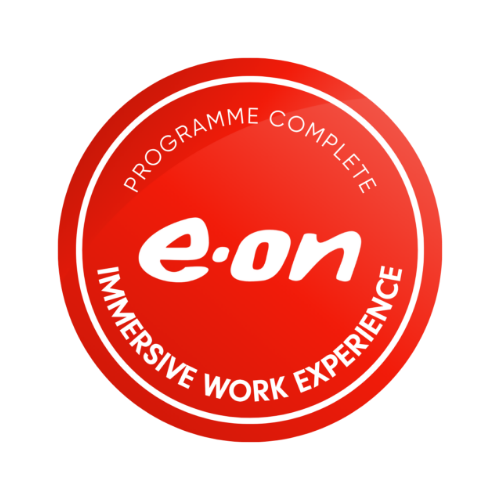 Badge for E.ON Immersive Work Experience completer